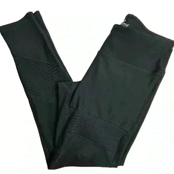 90 Dregree by Reflex Women's Black Leggings Size M Yoga Gym Activewear Stretch - Picture 1 of 13